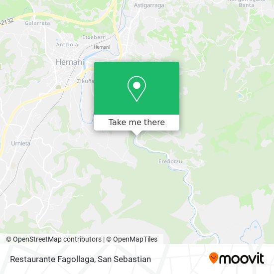 Restaurante Fagollaga map