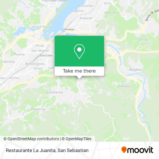 mapa Restaurante La Juanita