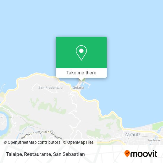 Talaipe, Restaurante map