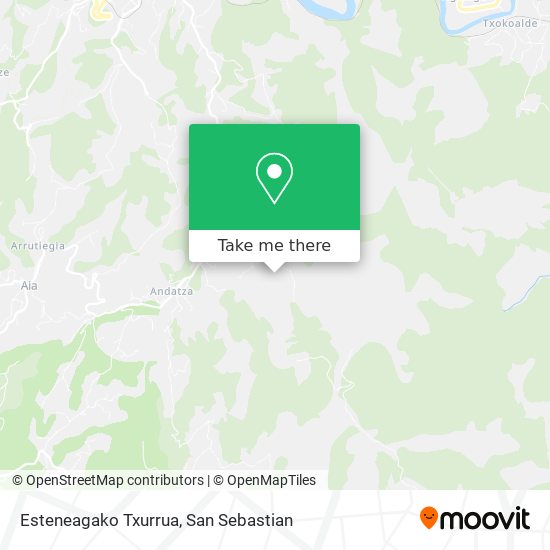 Esteneagako Txurrua map