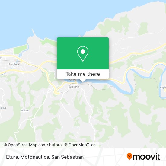 Etura, Motonautica map