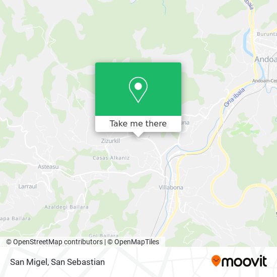 mapa San Migel