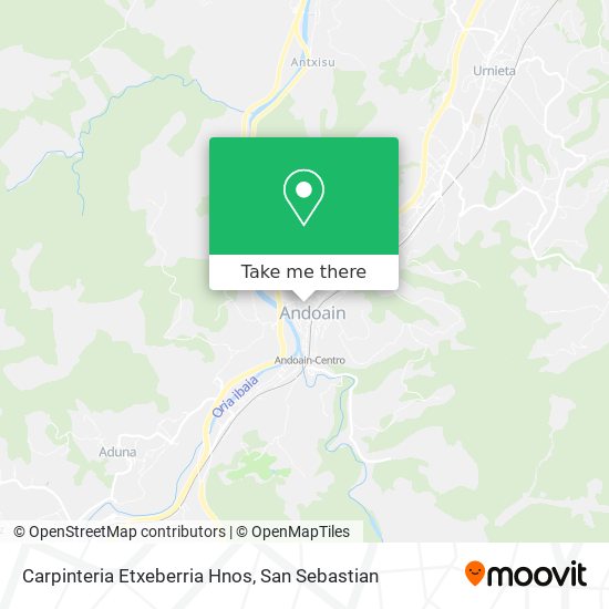 mapa Carpinteria Etxeberria Hnos