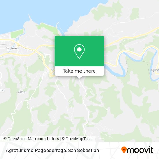 Agroturismo Pagoederraga map