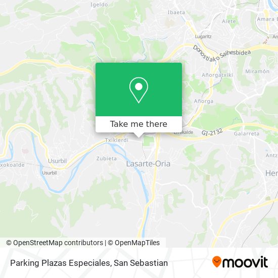 mapa Parking Plazas Especiales