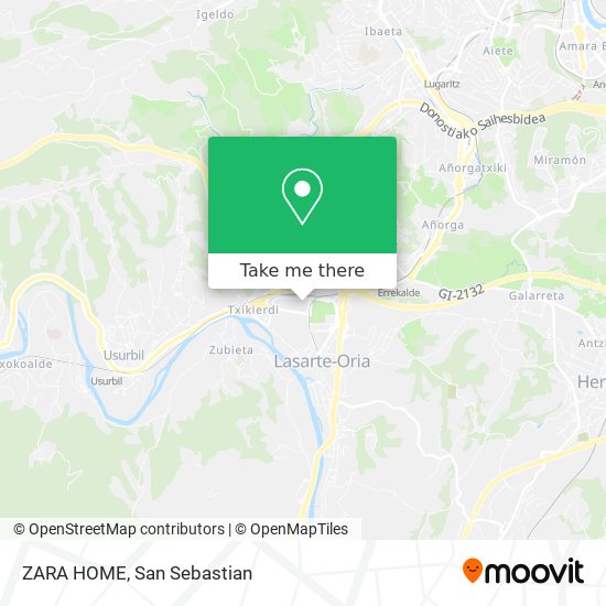 ZARA HOME map