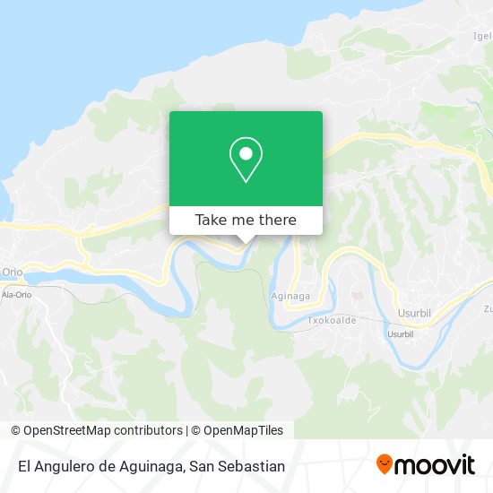 mapa El Angulero de Aguinaga