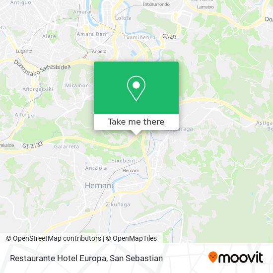 Restaurante Hotel Europa map
