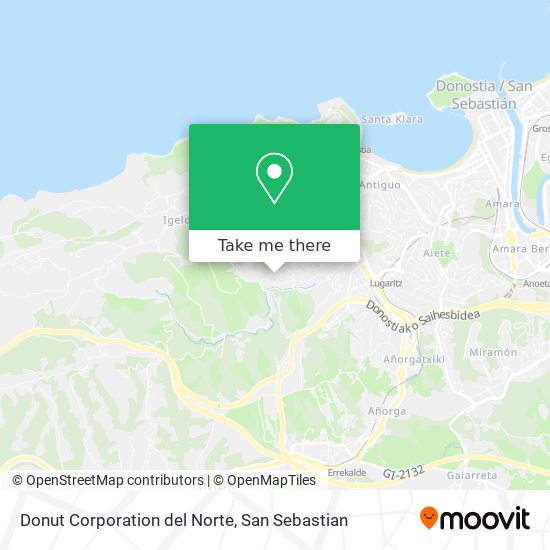 Donut Corporation del Norte map