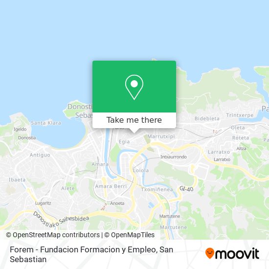 Forem - Fundacion Formacion y Empleo map