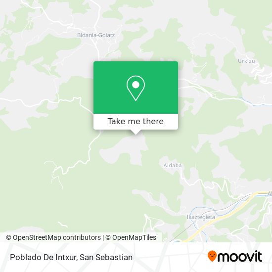 mapa Poblado De Intxur