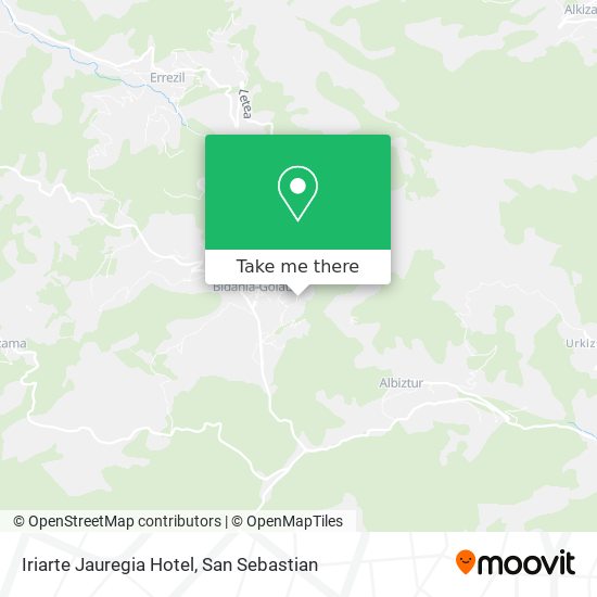 Iriarte Jauregia Hotel map