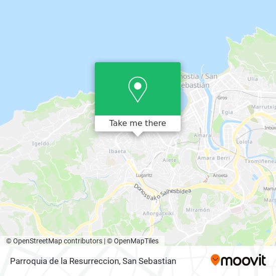 mapa Parroquia de la Resurreccion