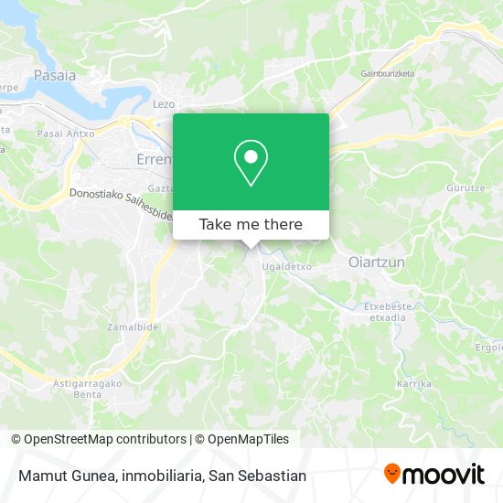 mapa Mamut Gunea, inmobiliaria