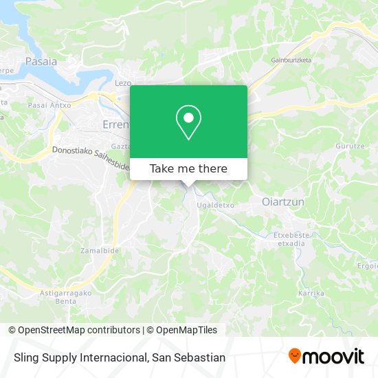 Sling Supply Internacional map