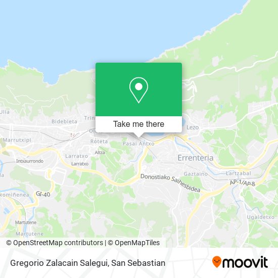 mapa Gregorio Zalacain Salegui