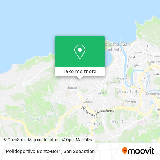 Polideportivo Benta-Berri map