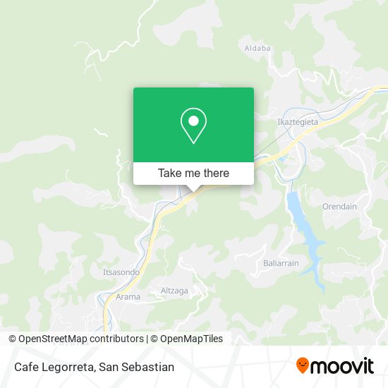 Cafe Legorreta map