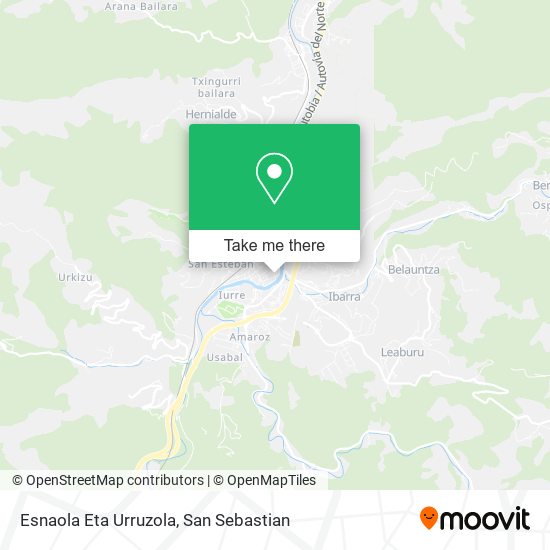 Esnaola Eta Urruzola map