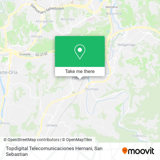 Topdigital Telecomunicaciones Hernani map