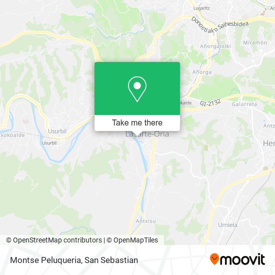 mapa Montse Peluqueria