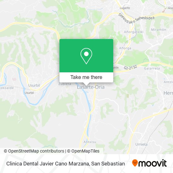 Clinica Dental Javier Cano Marzana map