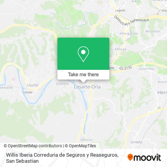 Willis Iberia Correduria de Seguros y Reaseguros map