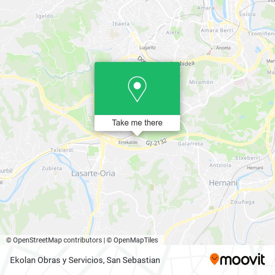 Ekolan Obras y Servicios map