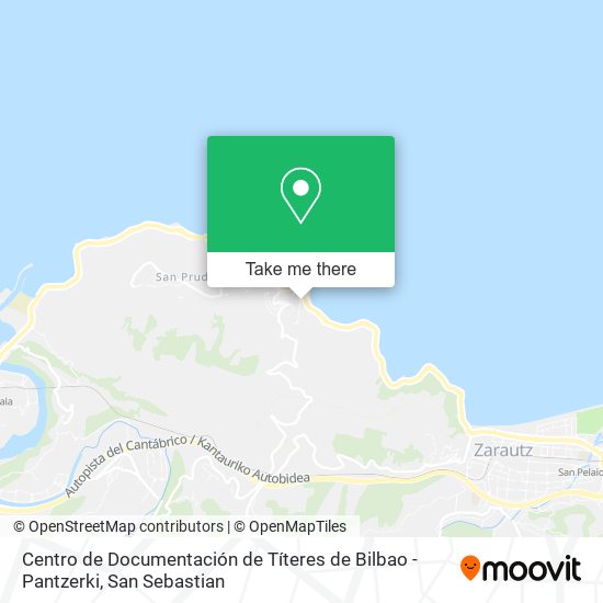 Centro de Documentación de Títeres de Bilbao - Pantzerki map