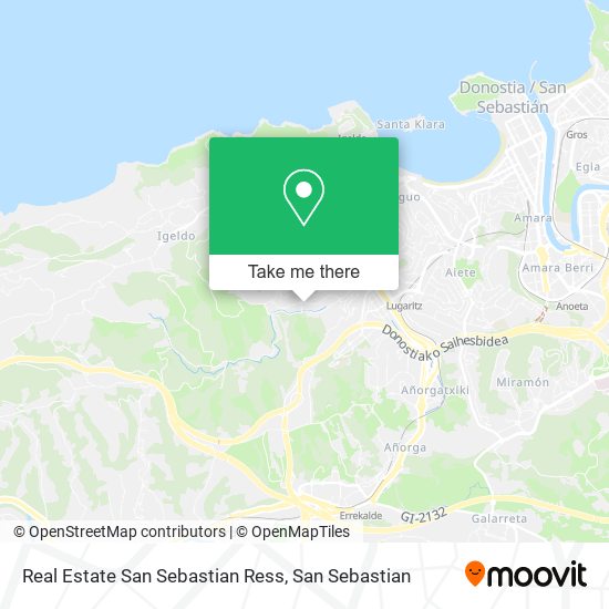 mapa Real Estate San Sebastian Ress