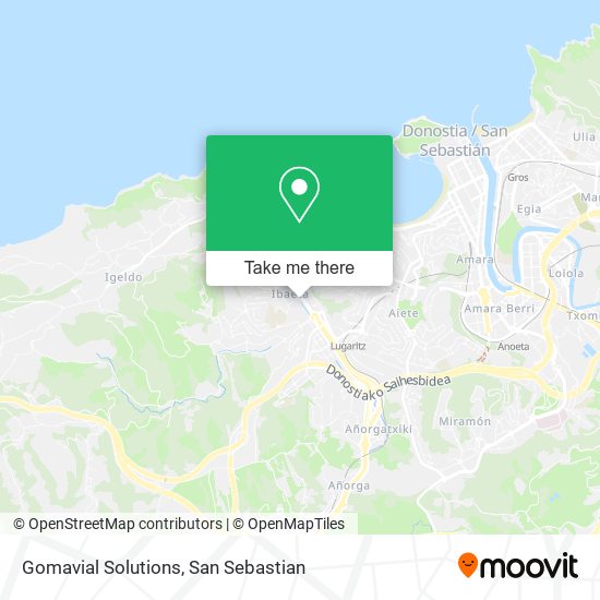 Gomavial Solutions map