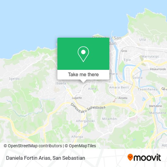 Daniela Fortin Arias map