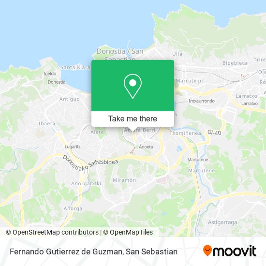 mapa Fernando Gutierrez de Guzman