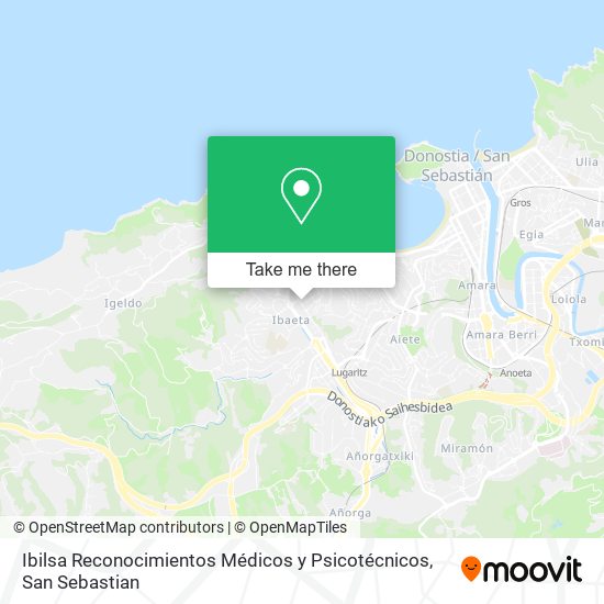 Ibilsa Reconocimientos Médicos y Psicotécnicos map