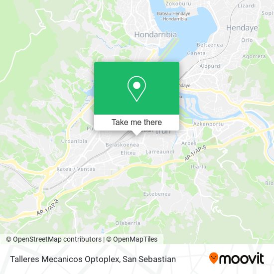 mapa Talleres Mecanicos Optoplex