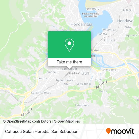 Catiusca Galán Heredia map