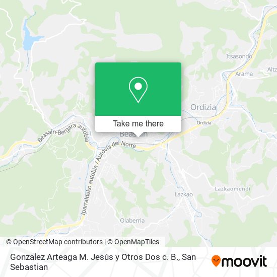 Gonzalez Arteaga M. Jesús y Otros Dos c. B. map