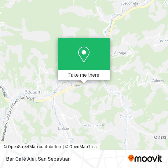 Bar Café Alai map