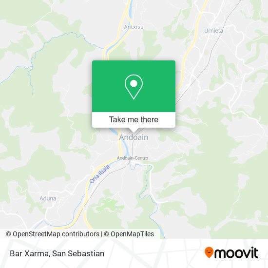 mapa Bar Xarma