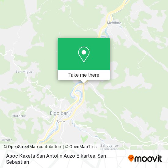 Asoc Kaxeta San Antolín Auzo Elkartea map