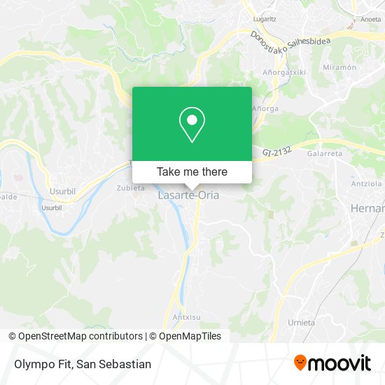 mapa Olympo Fit
