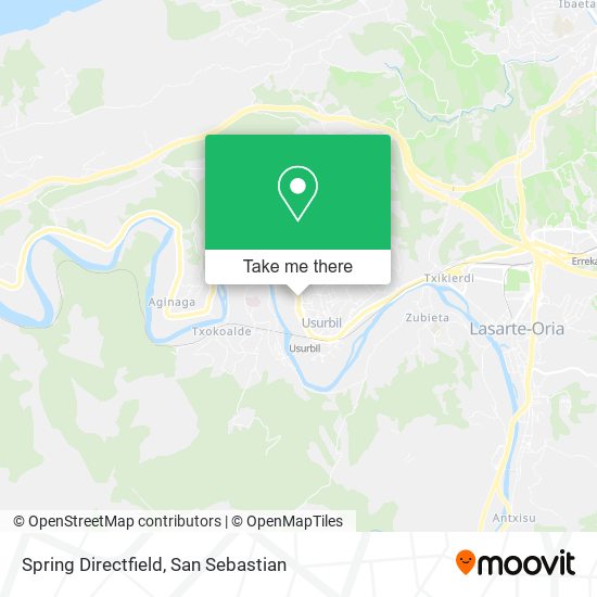 Spring Directfield map