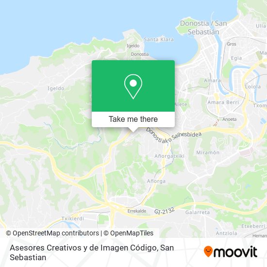 Asesores Creativos y de Imagen Código map