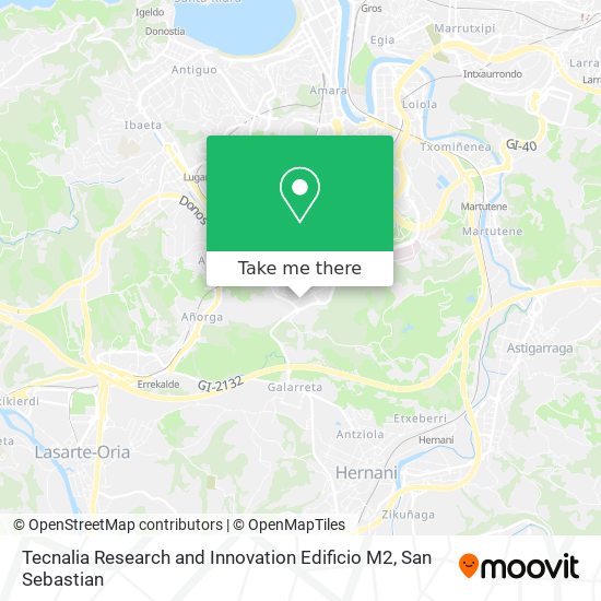 Tecnalia Research and Innovation Edificio M2 map