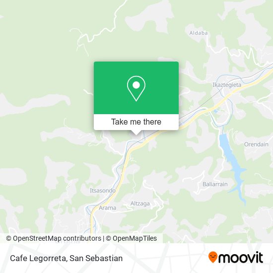 Cafe Legorreta map