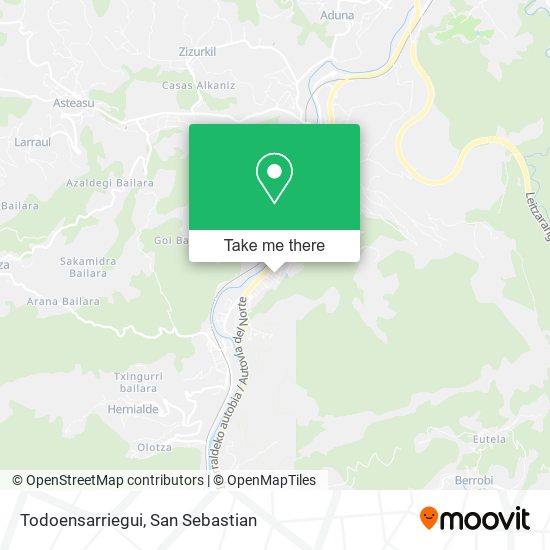 Todoensarriegui map