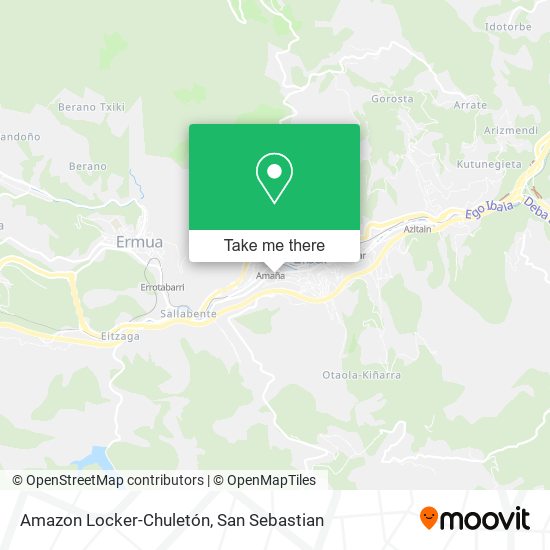 Amazon Locker-Chuletón map