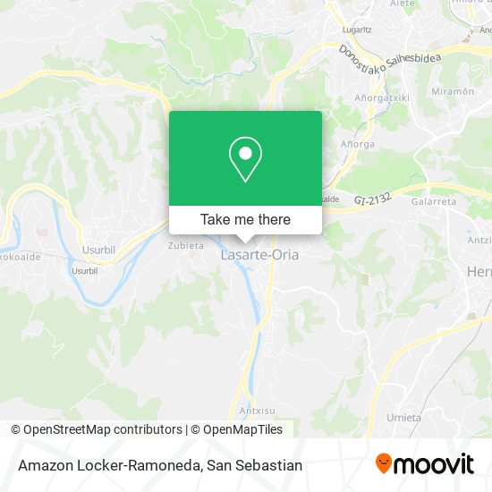 mapa Amazon Locker-Ramoneda