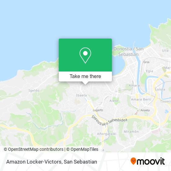 Amazon Locker-Victors map