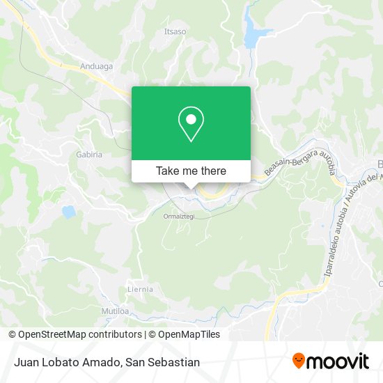 Juan Lobato Amado map
